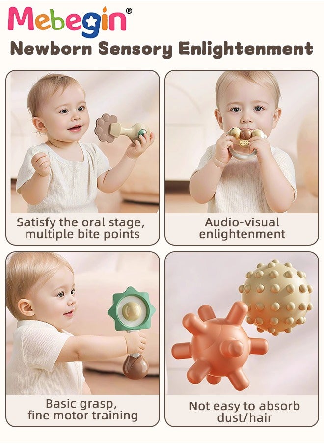 MEBEGIN Baby Crib Mobile Set with 6 Rattle Toys and 16 Visual Stimulus Cards, Animals Hanging Toys, Adorable Crib Toy with Music, Lights and Abundant Early Education Content, Nursery Musical Mobile for Bassinets, Ideal Gift for Babies  - Image 5