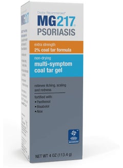 MG217 MG217 2% Coal Tar Psoriasis Gel, Non-Drying Multi-Symptom Treatment - 4 oz Tube  - Image 1