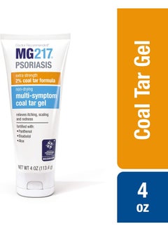 MG217 MG217 2% Coal Tar Psoriasis Gel, Non-Drying Multi-Symptom Treatment - 4 oz Tube  - Image 2