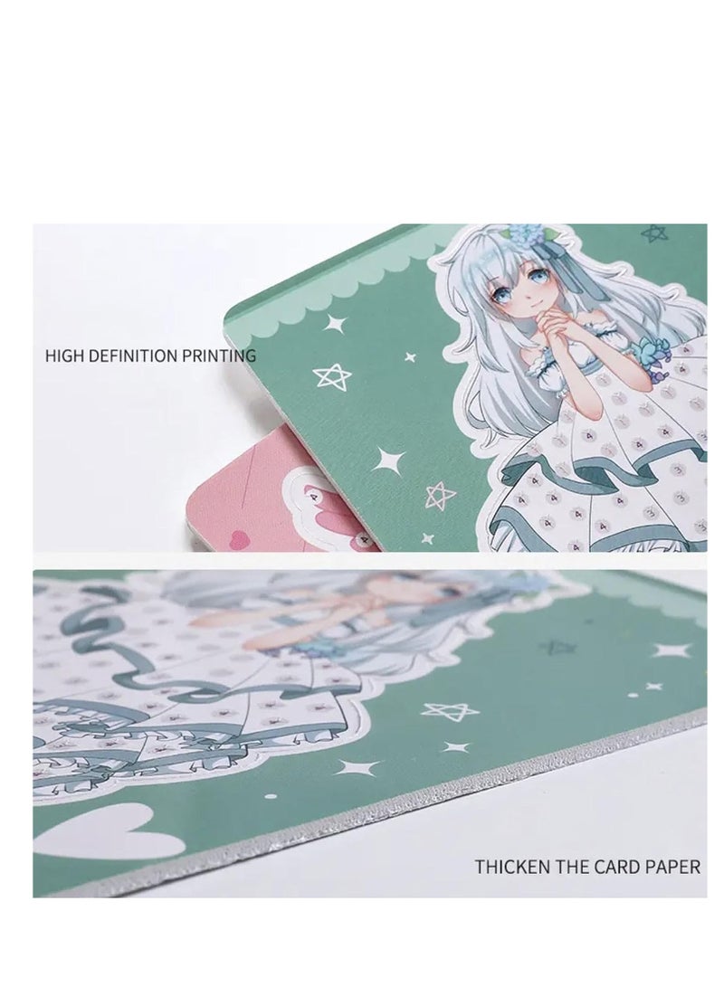 KASTWAVE Fabric Art DIY Toys for Kids, Fabric Art Frenzy, Activity Poking Painting Kit DIY Crafts, Childhood Infinite Dream Hand-Painted, Paper Craft Kit for Girls Age 3-8, Kids Arts Crafts Kit - Image 5