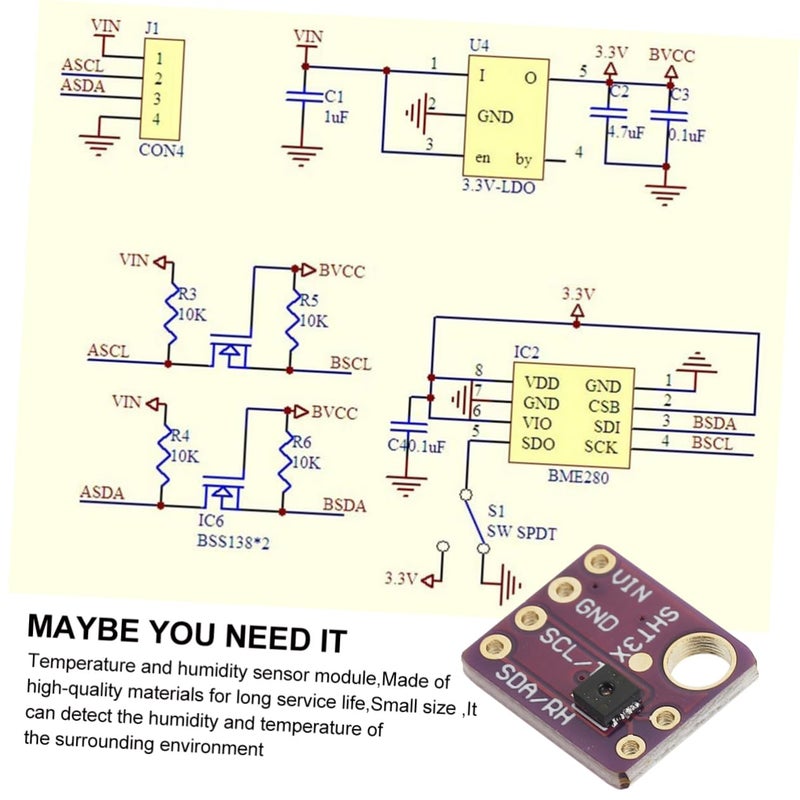 GY Temperature Humidity Sensor Module For Home Greenhouse Industrial Use - Image 3