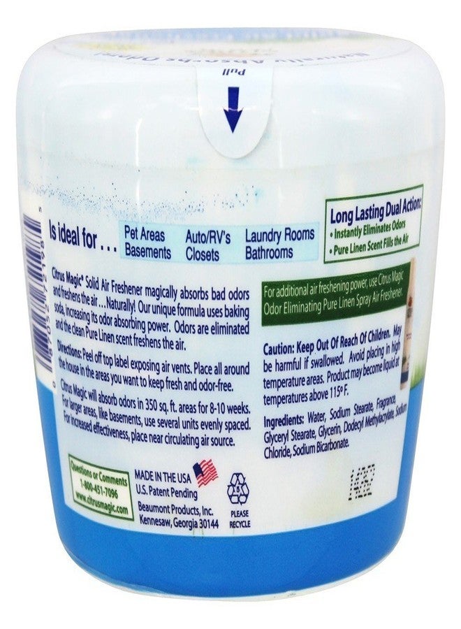 Citrus Magic Odor Absorbing Solid Air Freshener, Pure Linen, 20-Ounce - Image 2