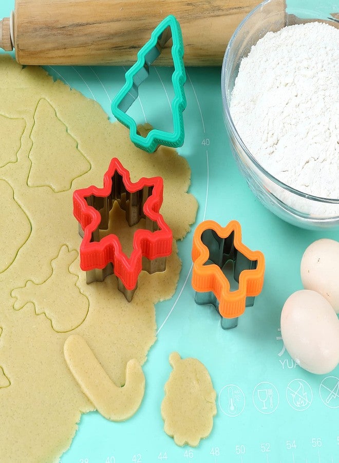 CokiArt Christmas Cookie Cutters Mold Set, 9 Pieces Cookie and Fruit Cutter Molds, DIY Food and Decoration Accessories - Image 4