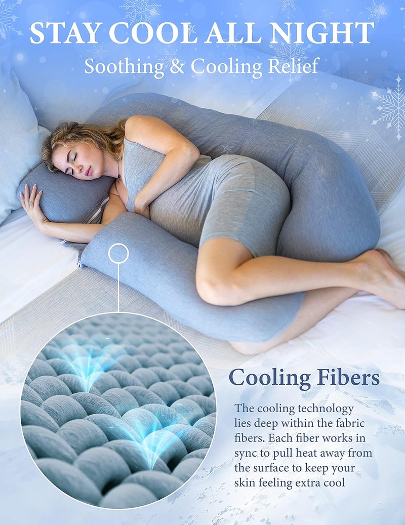 PharMeDoc Pharmedoc U Shape Cooling Cover Pregnancy Pillow  Carrying Case - Image 3