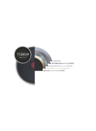 TEFAL مقلاة 26 سم | تنظيف سهل | ألومنيوم | طلاء غير لاصق | مؤشر حرارة Thermo Signal | قاعدة توزيع الحرارة | أواني طهي آمنة وصحية | صنع في فرنسا | أحمر | ضمان لمدة سنتين | B5720553 - view 4