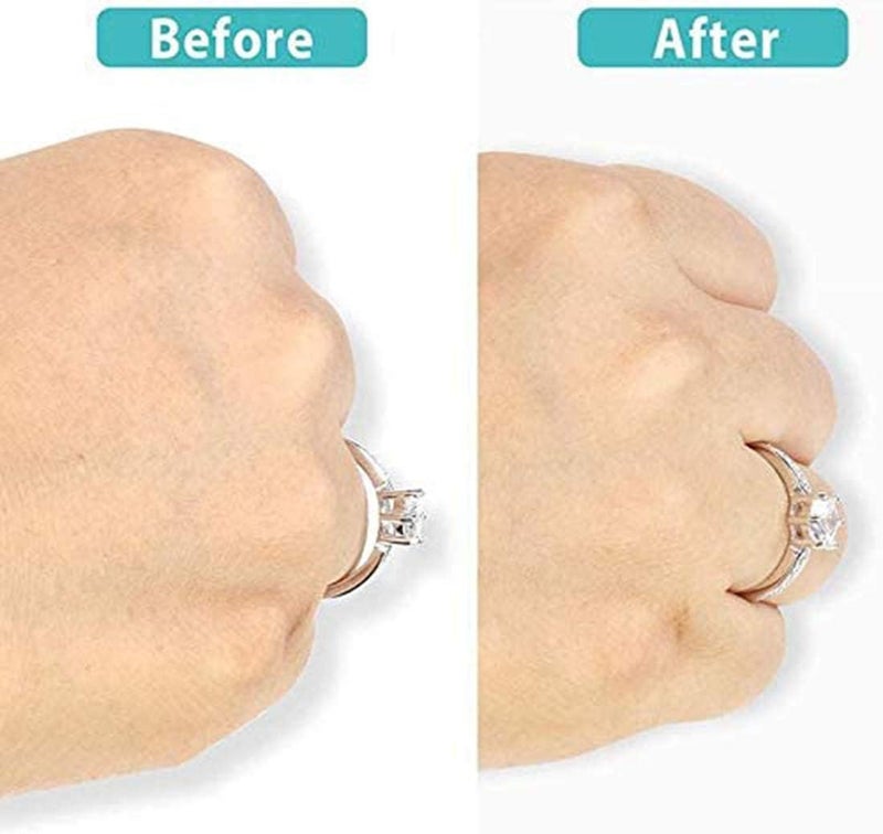 Luckam Invisible Ring Size Adjuster 3 Sheets for Loose Rings, Ring Sizer for Fixing Wide Rings, Jewelry Ring Guard Ring Smaller Spacer Loose Ring Tightener Ring Multi-Size Ring Sizer - Image 2