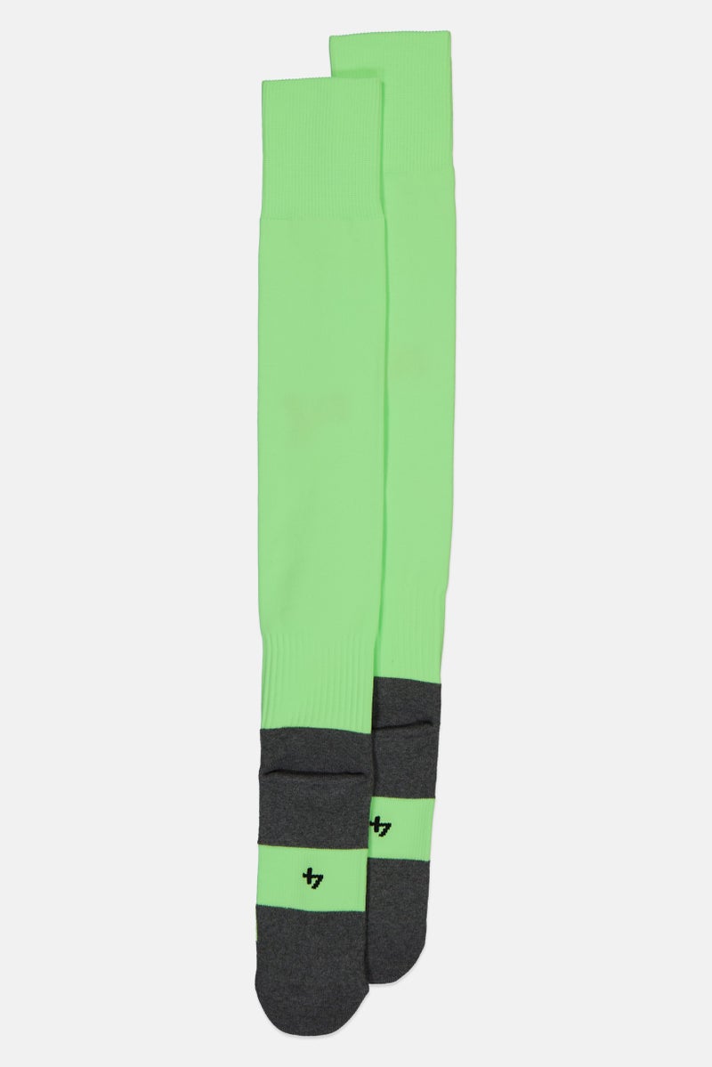 PUMA Men 1 Pair Brand Logo Knee-High Socks, Lime Green - Image 4