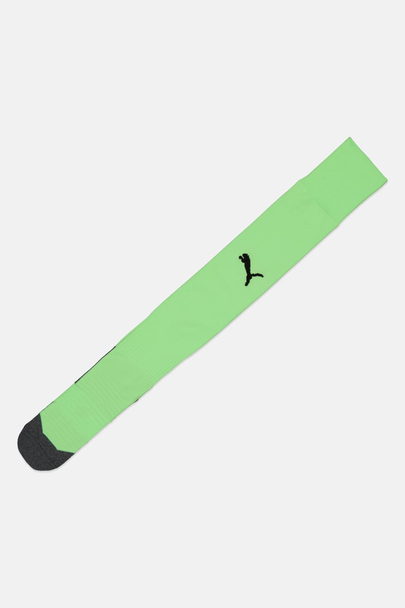 PUMA Men 1 Pair Brand Logo Knee-High Socks, Lime Green - Image 2