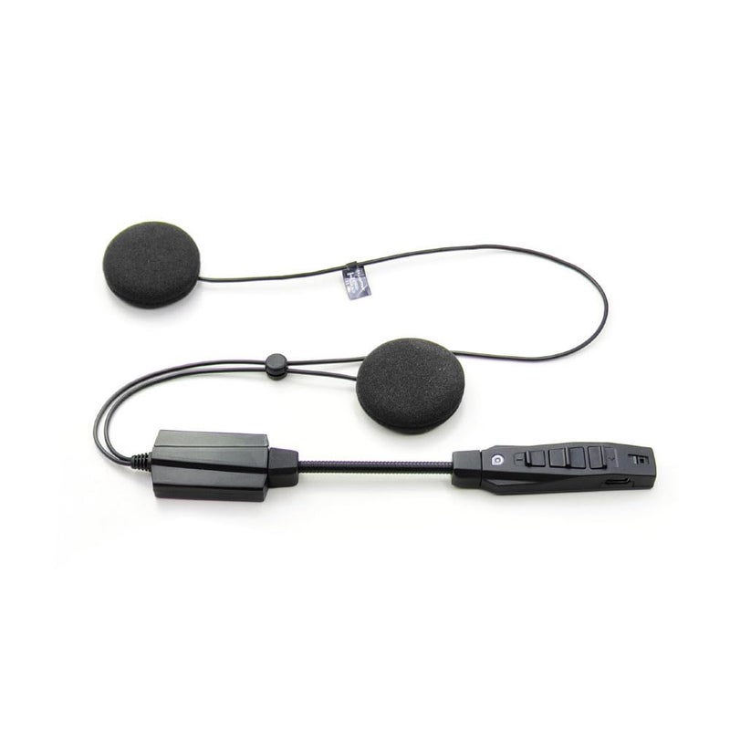 BluArmor Hs1 Helmet Bluetooth On Ear Headset, Hd Music, Calls, Voice Assistant, Navigation, 360° App, (Android, Ios). Fits All Helmet Types - Image 1
