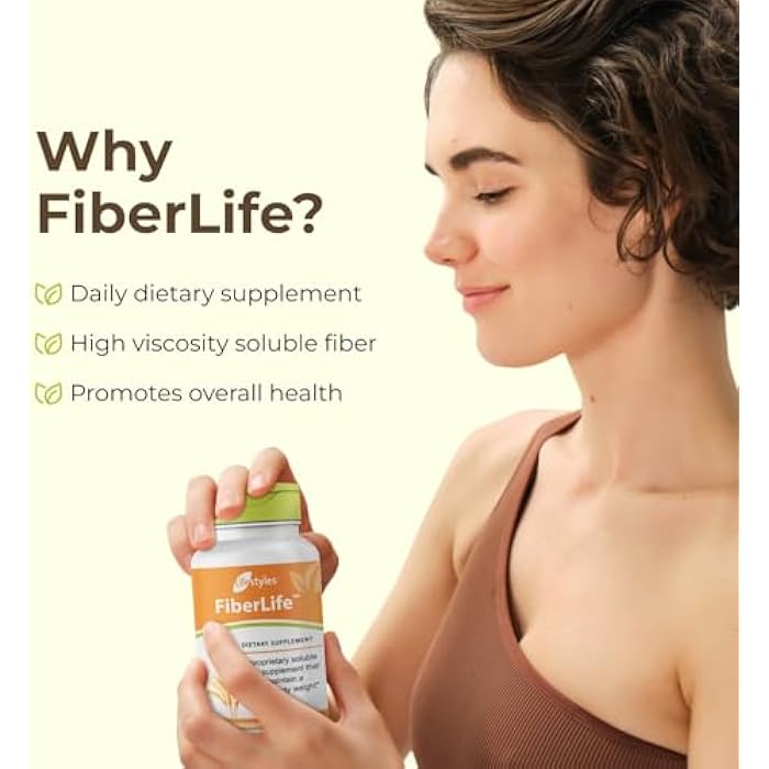 Intra Lifestyles FiberLife Supplement – Soluble Fiber for Digestive Health & Cholesterol Support with Konjac, Guar Gum, Xanthan Gum, and Cinnamon – Made in Canada – 60 Capsules (60 Capsules (Pack of 1)) - Image 5