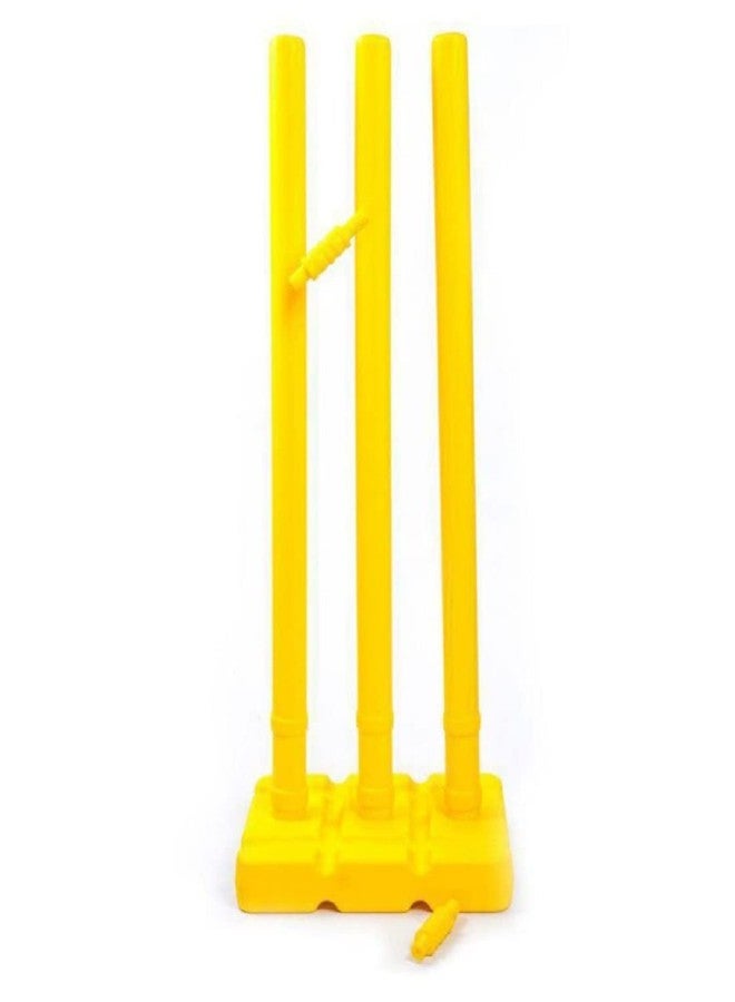 MORIKUS Cricket Plastic Stump Set || 2 Bails || 1 Wicket Set (Color May Vary) - Image 5