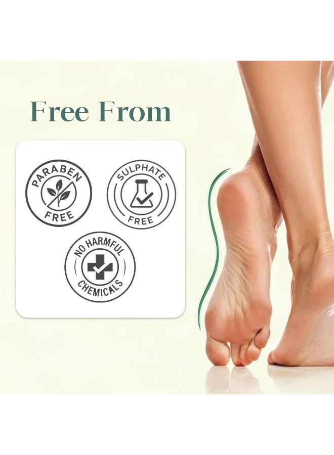 Glamveda Happy Foot cream | Crack Heel Repair Cream for Women | Deep Moisturizing Foot Cream & Crack Cream for Smooth Skin| Suitable for all skin types | 100gm - Image 2
