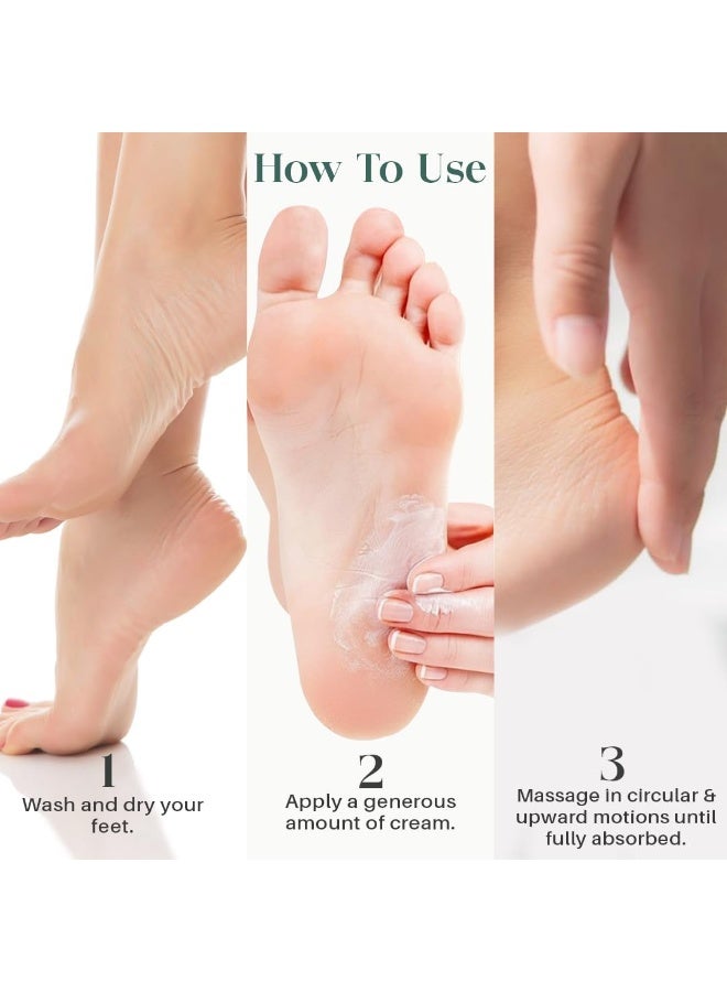 Glamveda Happy Foot cream | Crack Heel Repair Cream for Women | Deep Moisturizing Foot Cream & Crack Cream for Smooth Skin| Suitable for all skin types | 100gm - Image 4