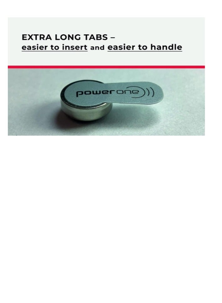 Power One SET Of 6 Pecs High Level Hearing Aid Batteries P675  - Image 3
