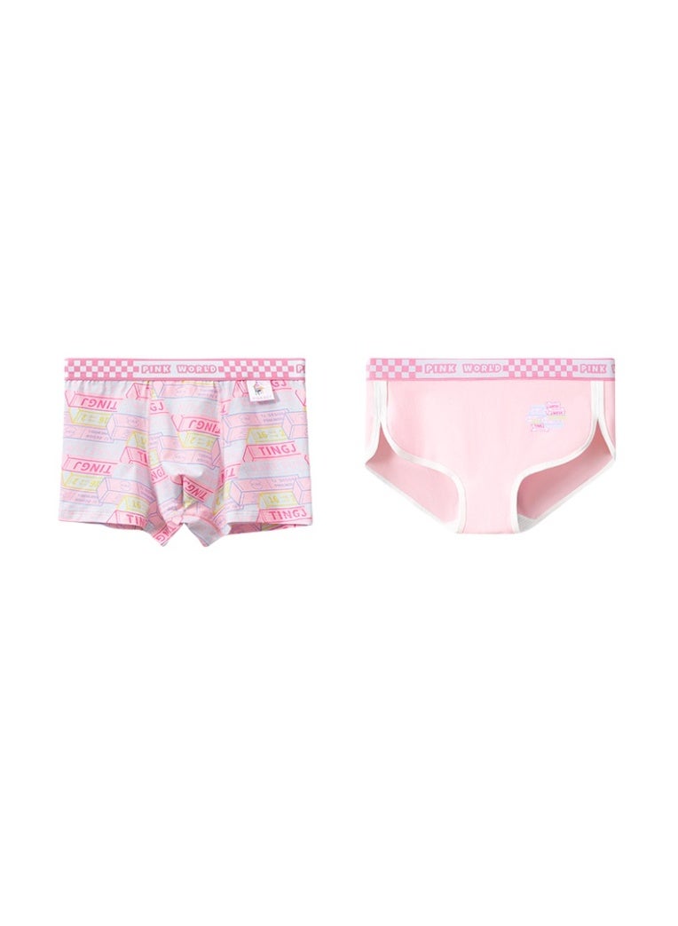 KUYING Brand New Comfortable Skin Friendly Breathable Couple Underwear Set Of 2