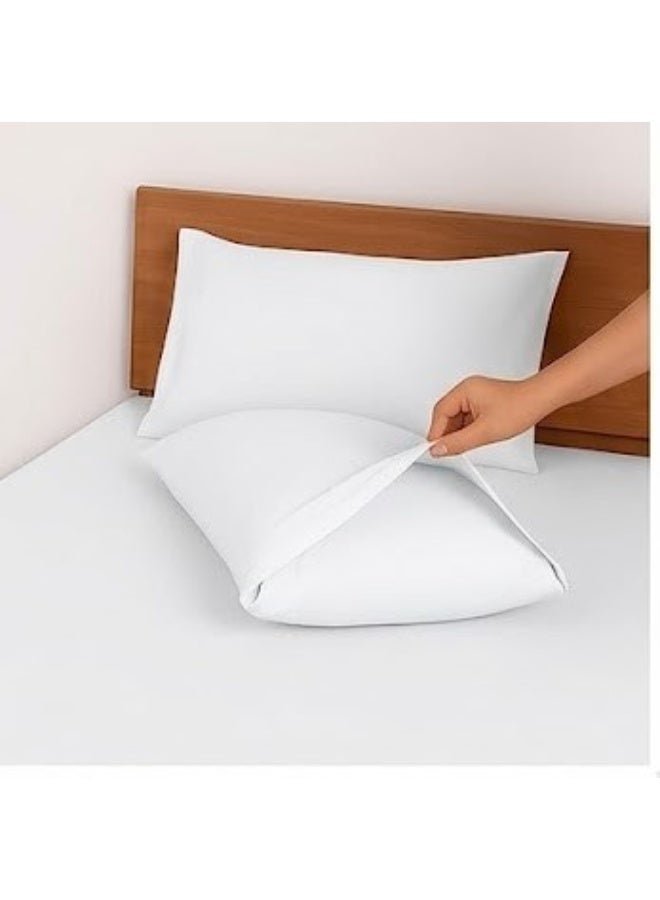 Cotton bed sheet set with 2 pillowcases, hotel quality, 3 pieces - Image 2