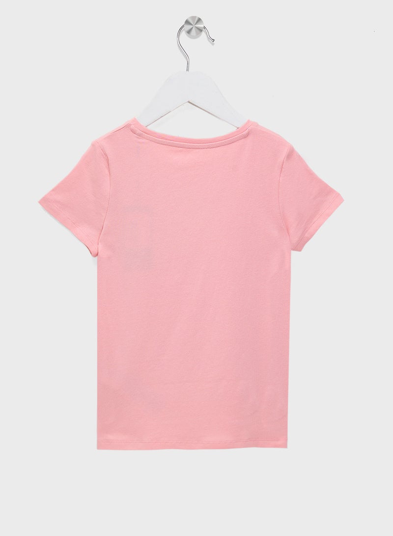 GUESS Youth Logo Crew Neck T-Shirt - Image 2