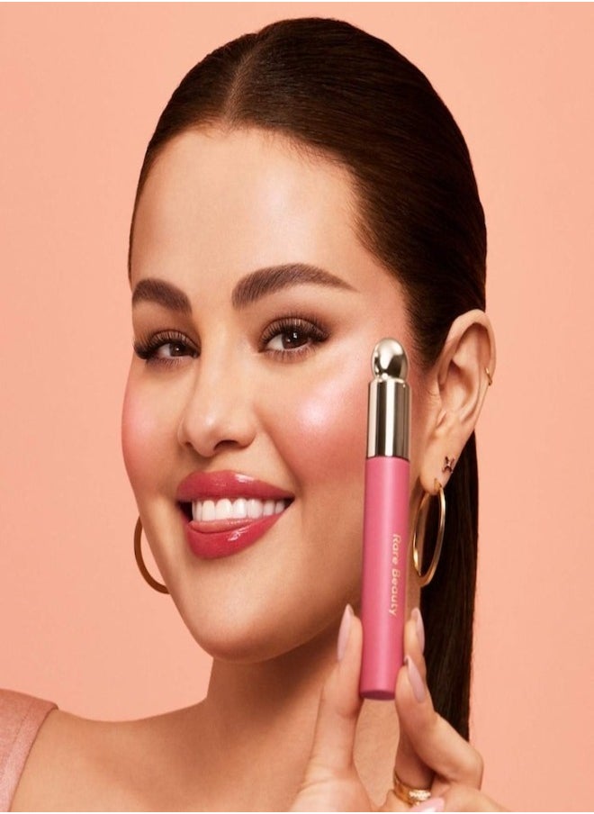 Rare Beauty "Rare Beauty by Selena Gomez Soft Pinch Tinted Lip Oil Stain - Happy (Cool Pink, 3ml) - Hydrating, Lightweight, and Long-Lasting Lip Tint with a Glossy Finish"  - Image 5