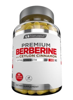 Premium Berberine HCL Plus Ceylon Cinnamon 1400mg – Berberine HCI Root Supplement