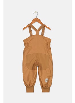 Tchibo Toddlers Boy Plain Pull On Rompers, Brown  - Image 2