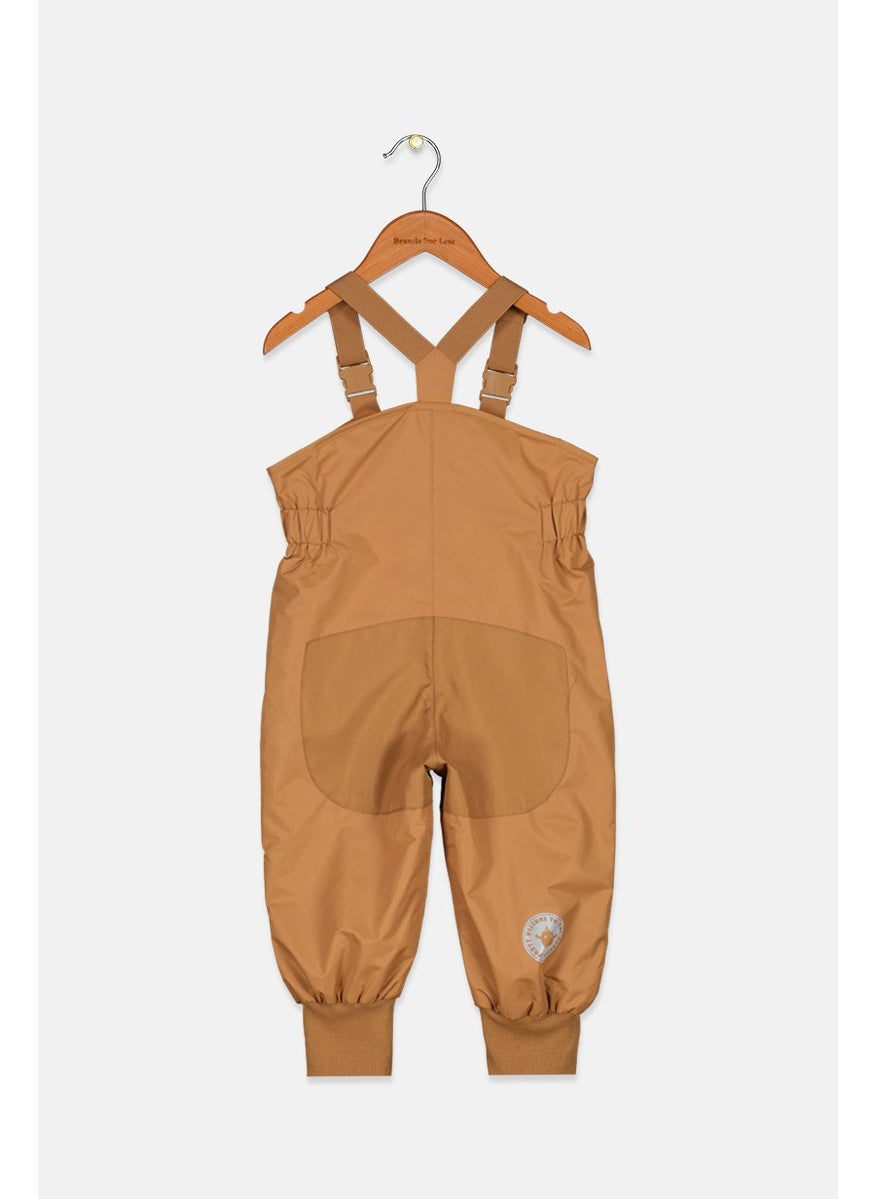 Tchibo Toddlers Boy Plain Pull On Rompers, Brown  - Image 2