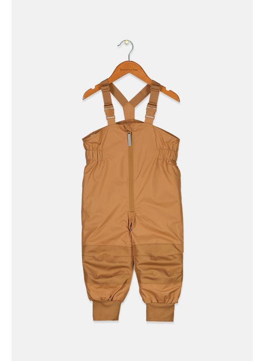 Toddlers Boy Plain Pull On Rompers, Brown