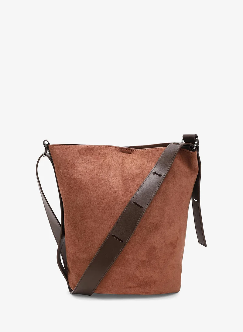 Haute Sauce  Solid Zip Lock Regular Suede Hand Bag For Women for Women | Best Price UAE