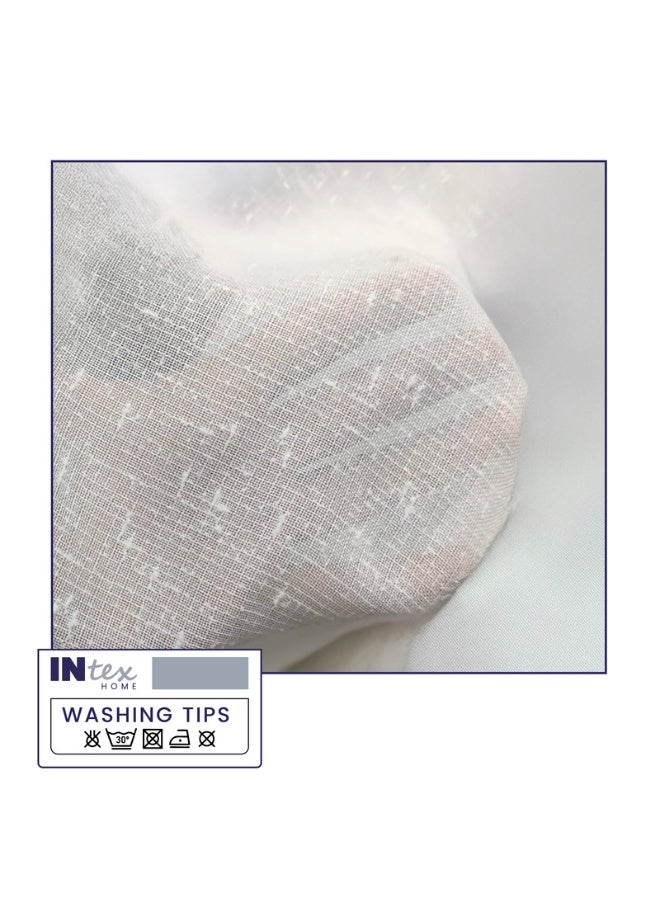  انتكس بيت الستائر مفرش طاولة مربع من الكتان - قماش شبه شفاف - مظهر أنيق لغرف المعيشة وديكور المنزل - ملمس مريح مع لمسة نهائية مقاومة للتجاعيد - مجموعة من 3 قطع 80 × 80 سم - Image 5