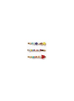 Zippy Zippy Pack 3 Hair Clips With Beads For Baby And Girls 