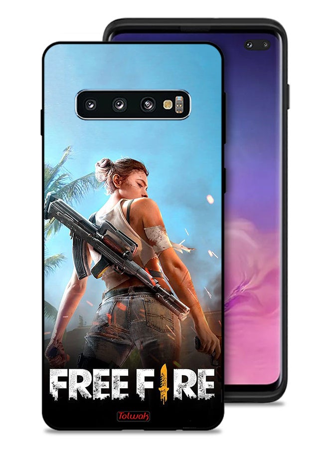 Tolwak Samsung Galaxy S10 Plus Protective Case Cover Free Fire - Image 1