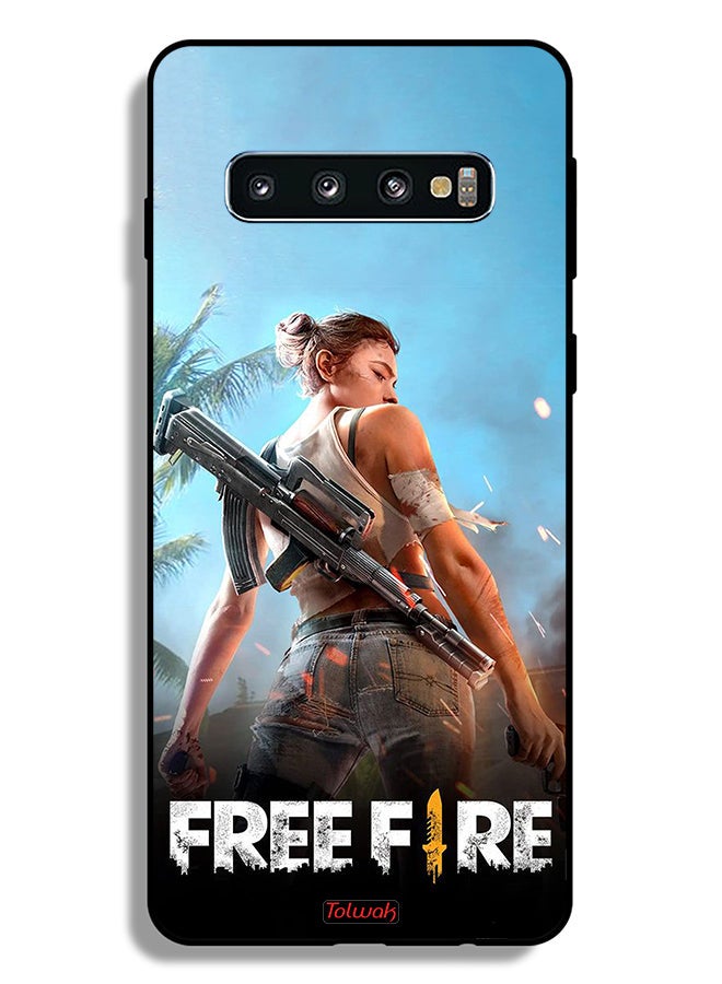 Tolwak Samsung Galaxy S10 Plus Protective Case Cover Free Fire - Image 2