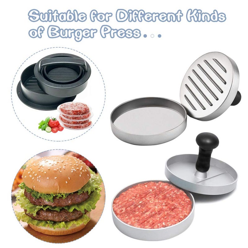 YQL Hamburger Patty Paper Round 5.5 Inch, Set of 200, Non Stick Patty Paper Sheets for Burger Press, Patty Serperate and Cake Baking(4.5/6/7/8/9/10/12inch Available) - Image 3