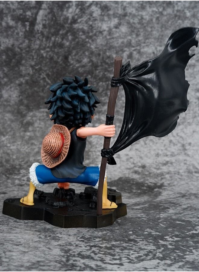 One Piece Anime One Piece Luffy Action Figure, Take Flag Luffy Figure, Anime Realistic Model Ornament, Super Collectible Model Statue Anime Figure Toy 210g  - Image 4