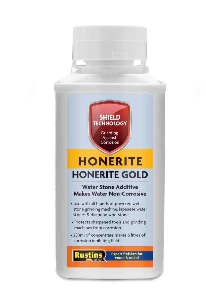 WITPOCE Shield Technology Rustins HoneRite Gold Water Additive 250ml – Protect Tools and Enhance Sharpening with Rust Prevention Sustainable, Non-Toxic Additive - Image 3