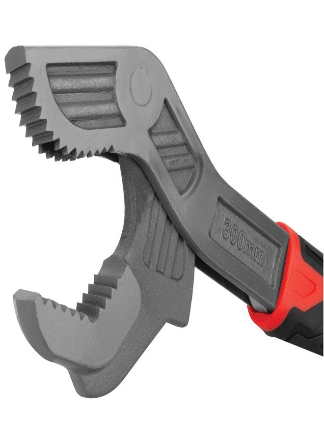 Performance Tool W30798 12 In. Universal Wrench, Drop-Forged Chrome Vanadium, Ratcheting Action, Spring-Loaded, TPR Handle - Image 4