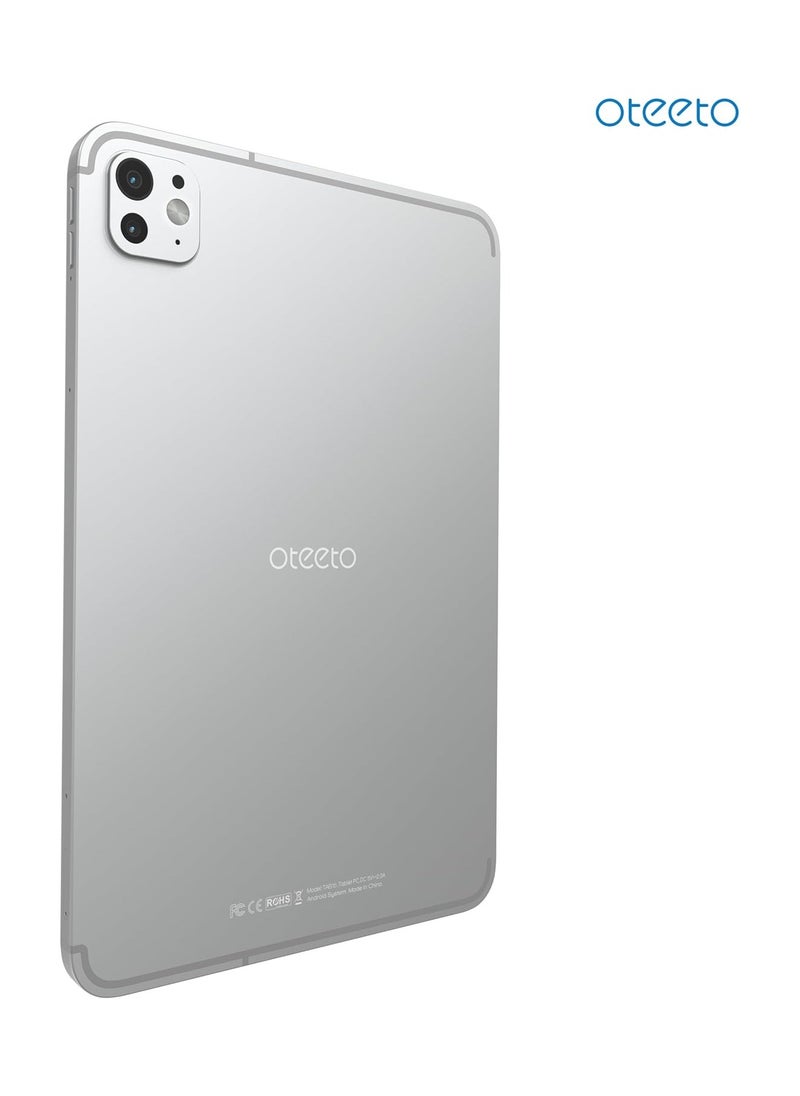 Oteeto - Oteeto TAB 15 Tablet/10.1 Inch/4G SIM/Premium Design/iOS Style Operating System/5G Dual SIM/Octa Core Processor/Included Flip Cover and Keyboard/8GB RAM + 512 GB ROM/Android 13/6000 mAh/8MP Front + 13 MP Rear Camera - Image 1