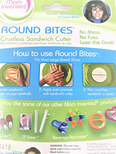 ginsey Sandwich Cutters Round Bites Translucent in Orange - Image 4