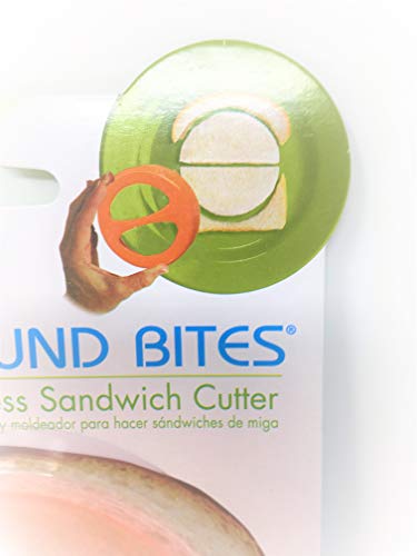 ginsey Sandwich Cutters Round Bites Translucent in Orange - Image 2