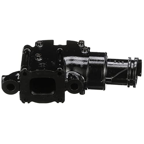 Quicksilver كويك سيلفر 864309T02 كوع العادم، 4" بزاوية هبوط 7 درجات، عادم جاف، ميركروزر، V6 و V8 - Image 2