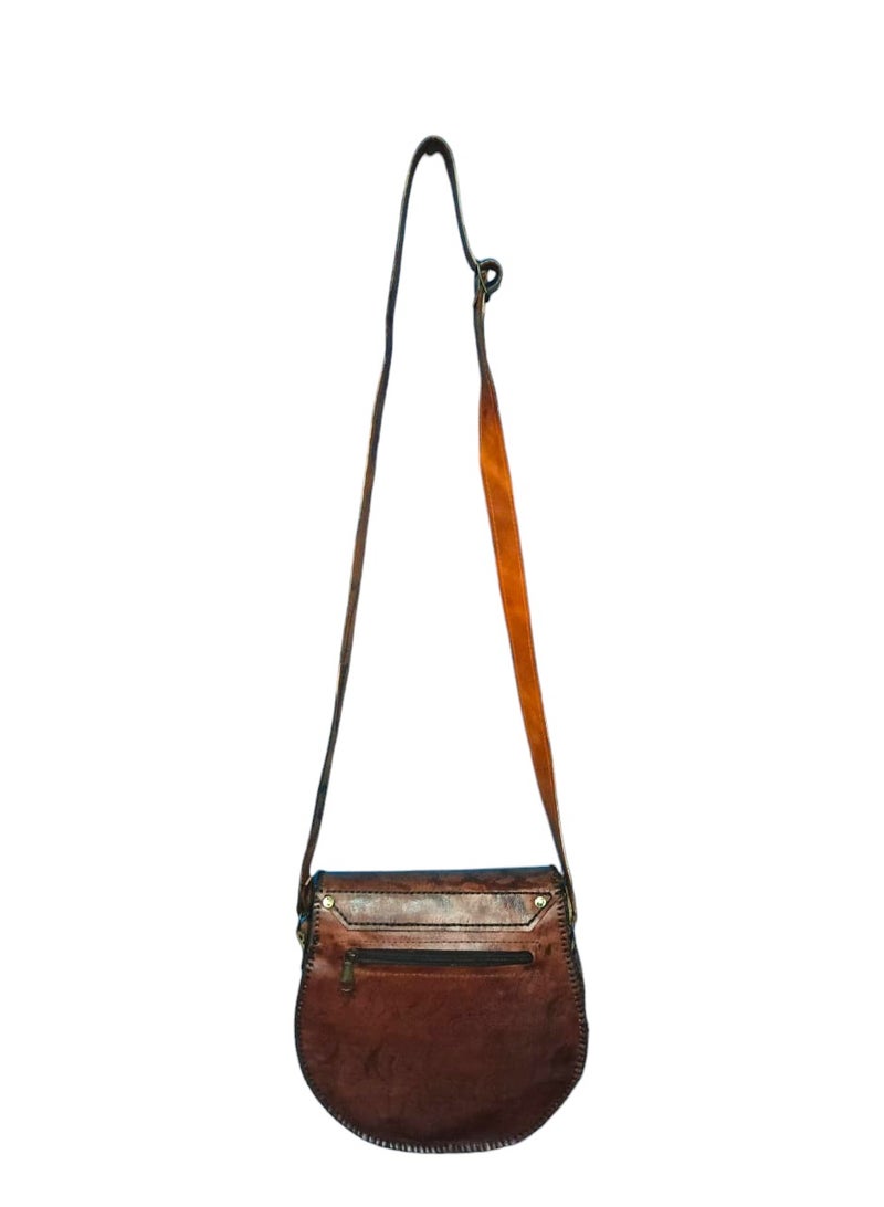 Sheer Fashionable Leather Crossbody Bag  - Image 2