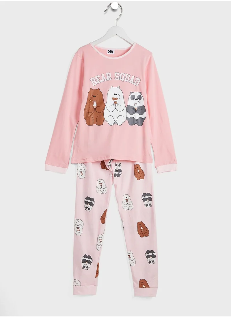 Cotton On Â Florence Long Sleeve Pyjama Set Licensed