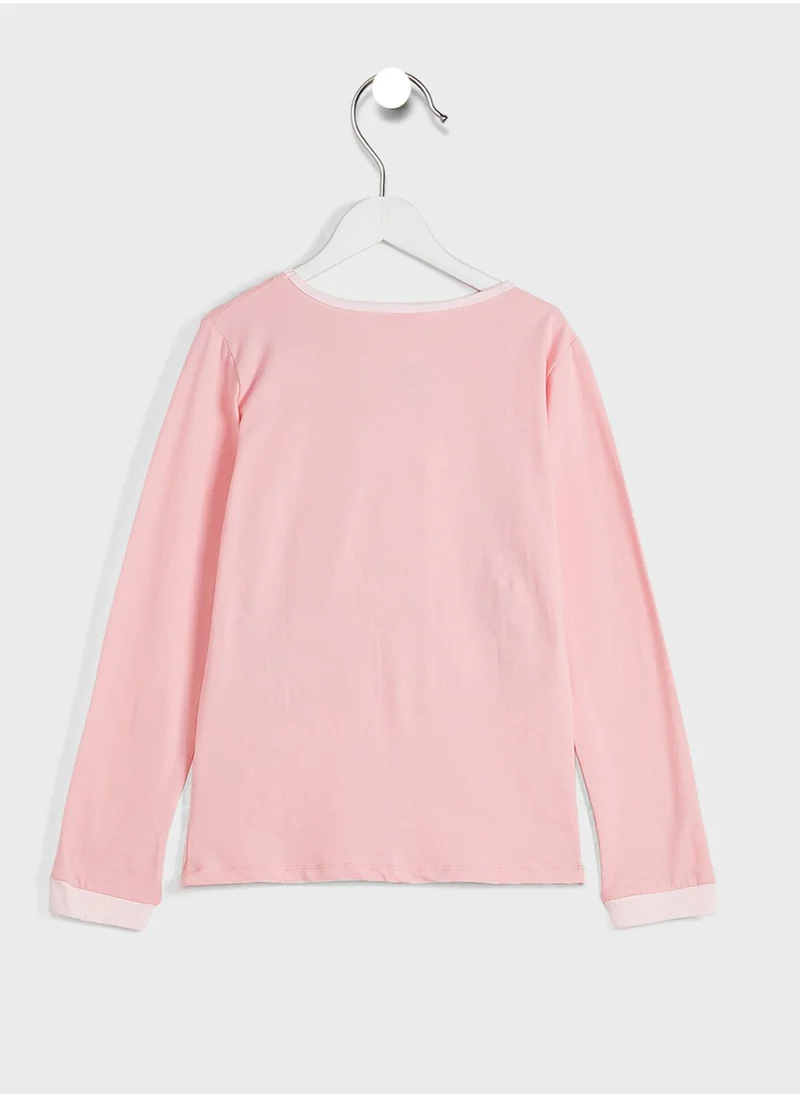 Cotton On Â Florence Long Sleeve Pyjama Set Licensed