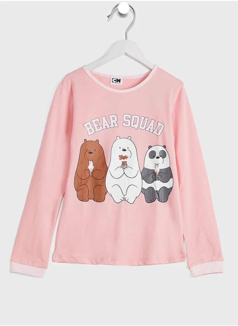 Cotton On Â Florence Long Sleeve Pyjama Set Licensed
