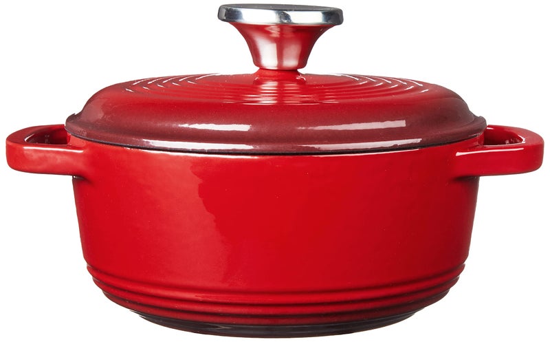 Lodge Enameled Dutch Oven 1.5 Qt Red EC1D43 - Image 2