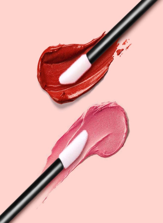 Queen Scepter 200 قطعة فرش شفاه قابلة للاستخدام لمرة واحدة مجموعة فرش مكياج أحمر شفاه لمسة شفاه أداة تطبيق الشفاه مجموعة سفر - Image 2