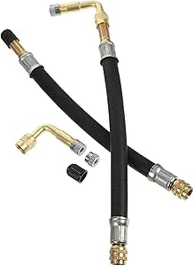 Universal Valve Stem Extension Adapters For Car Truck Trailer And RV - Image 1