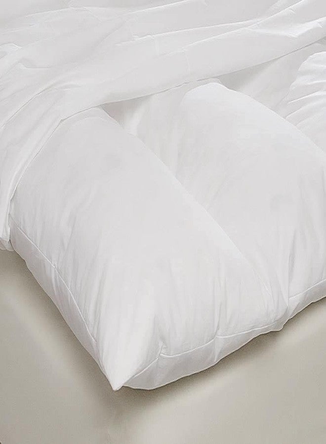 Pillowtex Featherbed Cover 100% Cotton with Zipper Enclosure - Cal King Size - Image 2