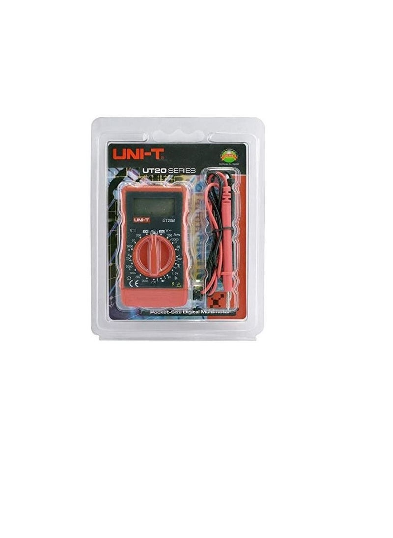 UNI-T Uni-T brand pocket size digital multimeter - UT 20B  - Image 1