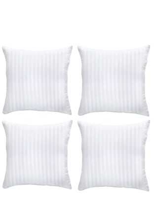 4-Piece Solid Pattern Decorative Stripe Pillow 45x45cm 2 Piece Pack of 4 - pzsku/Z866042A25B00EB977CBAZ/45/_/1706795996/814e3b08-2bd0-48d7-a628-ee2ce56b040a