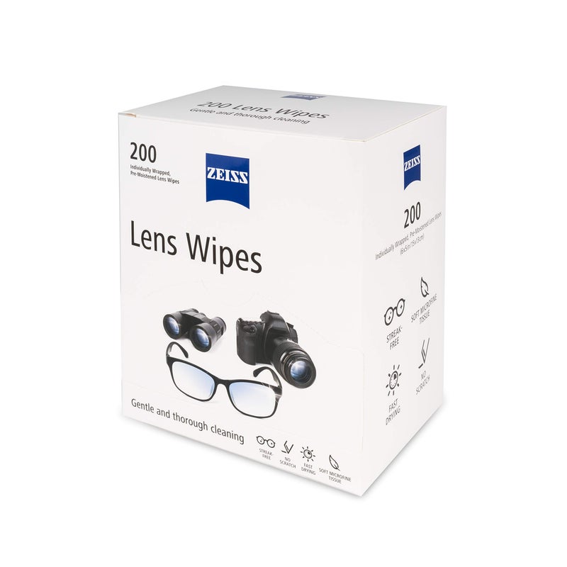 ZEISS Pre-Moistened Lens Cleaning Wipes, 200 Count - Image 2